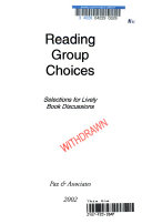 Reading Group Choices Book