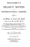 Peloubet's Select Notes on the International Bible Lessons for Christian Living