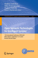 Open Semantic Technologies for Intelligent Systems