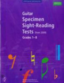 Guitar Specimen Sight Reading Tests  from 2009  Book