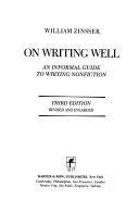 On Writing Well Book