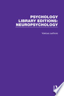 Psychology Library Editions  Neuropsychology Book