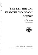 The Life History in Anthropological Science