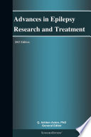 Advances in Epilepsy Research and Treatment  2013 Edition