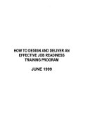 How to Design and Deliver an Effective Job Readiness Training Program