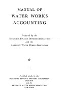 Manual of Water Works Accounting