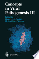 Concepts in Viral Pathogenesis III Book