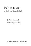 Folklore: A Study and Research Guide