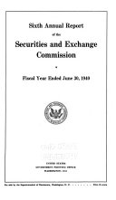 Annual Report of the Securities and Exchange Commission