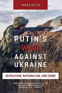 Putin's War Against Ukraine Taras Kuzio Cover