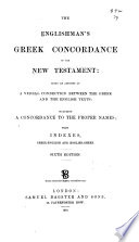 The Englishman s Greek Concordance of the New Testament