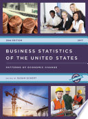 Business Statistics of the United States 2017 Book