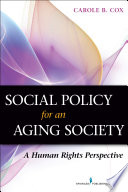 Social Policy For An Aging Society