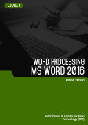 Microsoft Word 2016 Level 1 (English Version)