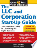 LLC and Corporation Start Up Guide