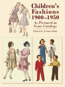 Children s Fashions  1900 1950  as Pictured in Sears Catalogs