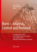 Burrs - Analysis, Control and Removal [Pdf/ePub] eBook