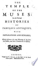 The Temple of the Muses     With Explications and Remarks  by A  de la Barre de Beaumarchais   Etc