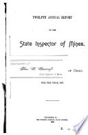 Annual Report of the Chief Inspector of Mines