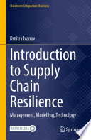 Introduction to Supply Chain Resilience
