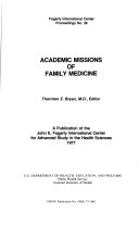 Academic Missions of Family Medicine