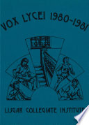 Vox Lycei 1980 1981 Book