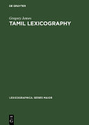 Tamil lexicography