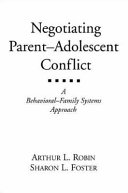 Negotiating Parent Adolescent Conflict