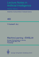 Machine Learning - EWSL-91