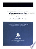 International Advanced Summer Institute on Microprogramming