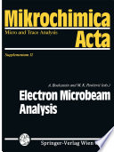 Electron Microbeam Analysis Book