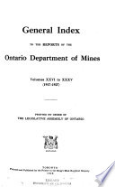 Report of the Bureau of Mines
