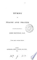 Hymns Of Praise And Prayer Collected And Ed By J Martineau