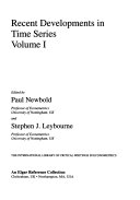 Recent Developments in Time Series