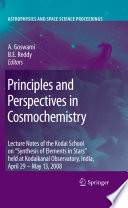 Principles and Perspectives in Cosmochemistry