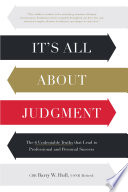 It s All About Judgment