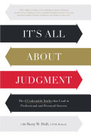 Read Pdf It's All About Judgment