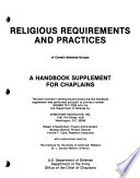 Religious Requirements and Practices of Certain Selected Groups