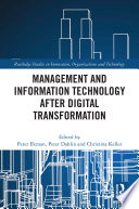 Management and Information Technology after Digital Transformation Book