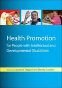 Health Promotion For People With Intellectual And Developmental Disabilities