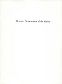 Oceanic Observations of the Pacific, 1950-1952, 1954-1959