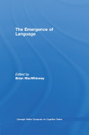The Emergence of Language