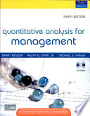 Quantitative analysis for management