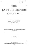 Lawyers' Reports Annotated