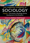 The Cambridge Handbook of Sociology Book