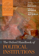 The Oxford Handbook of Political Institutions