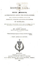 The Scotish Ga  l  Or  Celtic Manners