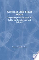 Governing Child Sexual Abuse Book