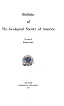 Bulletin of the Geological Society of America