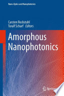 Amorphous Nanophotonics Book